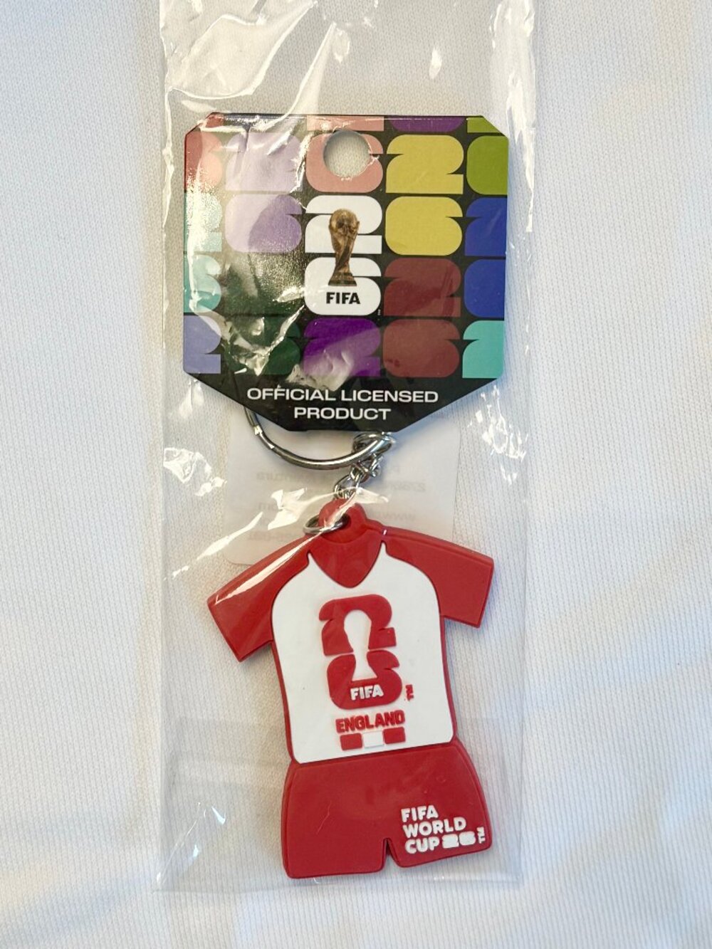 2026 FIFA WORLD CUP England Kit Jersey Keychain JUDE BELLINGHAM Soccer FOOTBALL